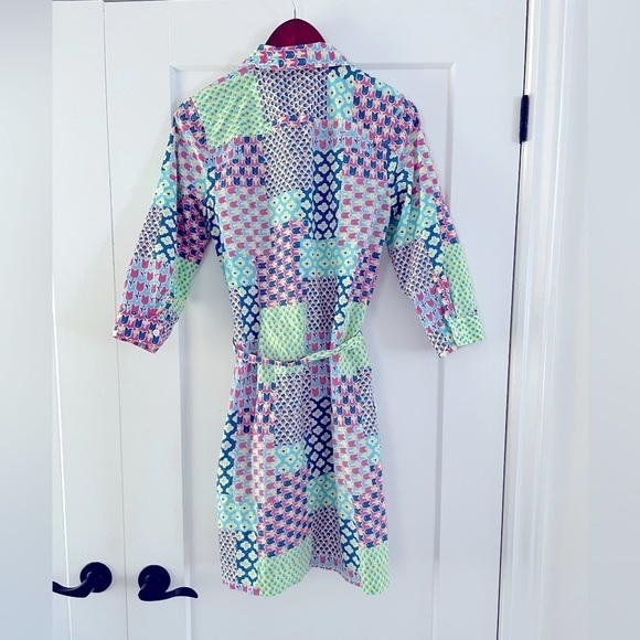 Talbots Belted Shirt Dress size 6 petites - Picture 8 of 12